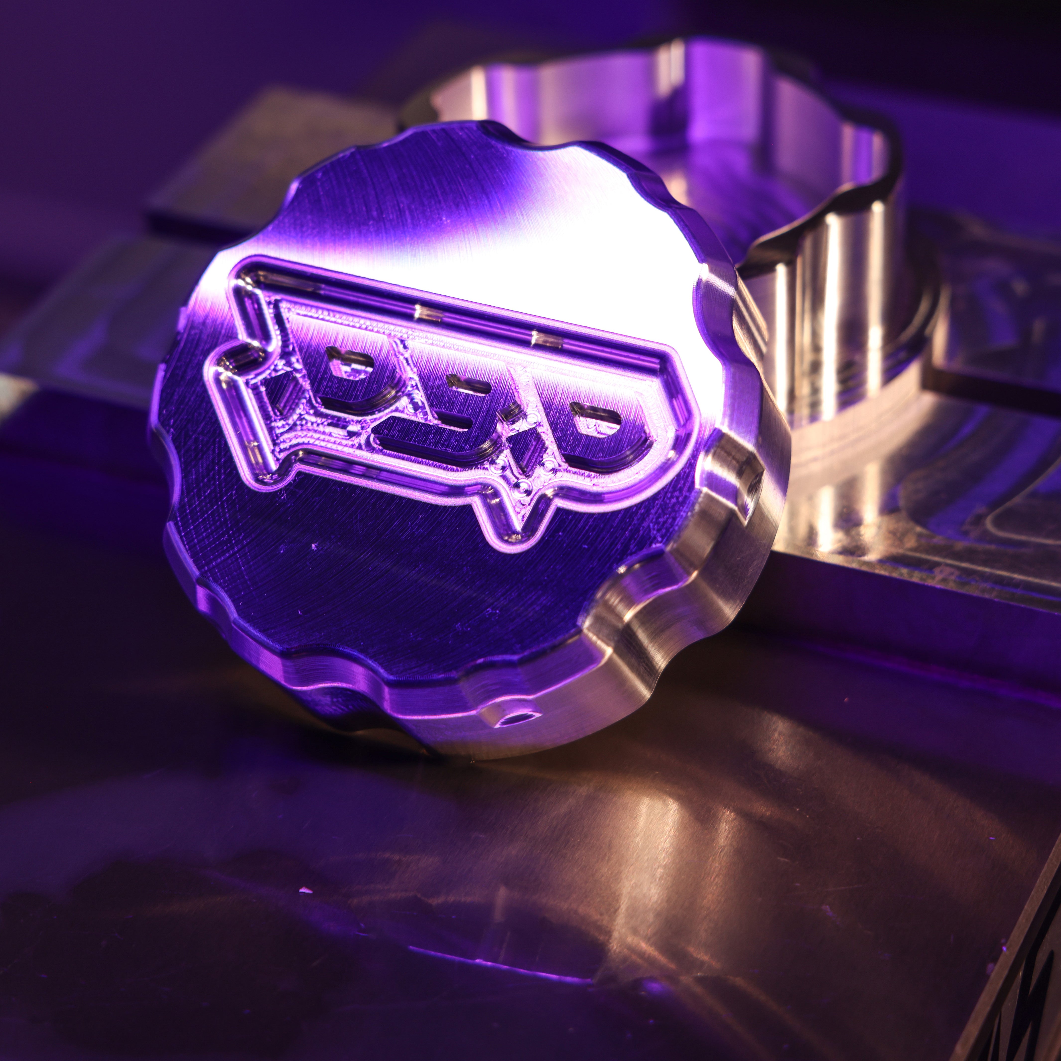 4TH GEN CUMMINS BILLET COOLANT CAP RAW BILLET