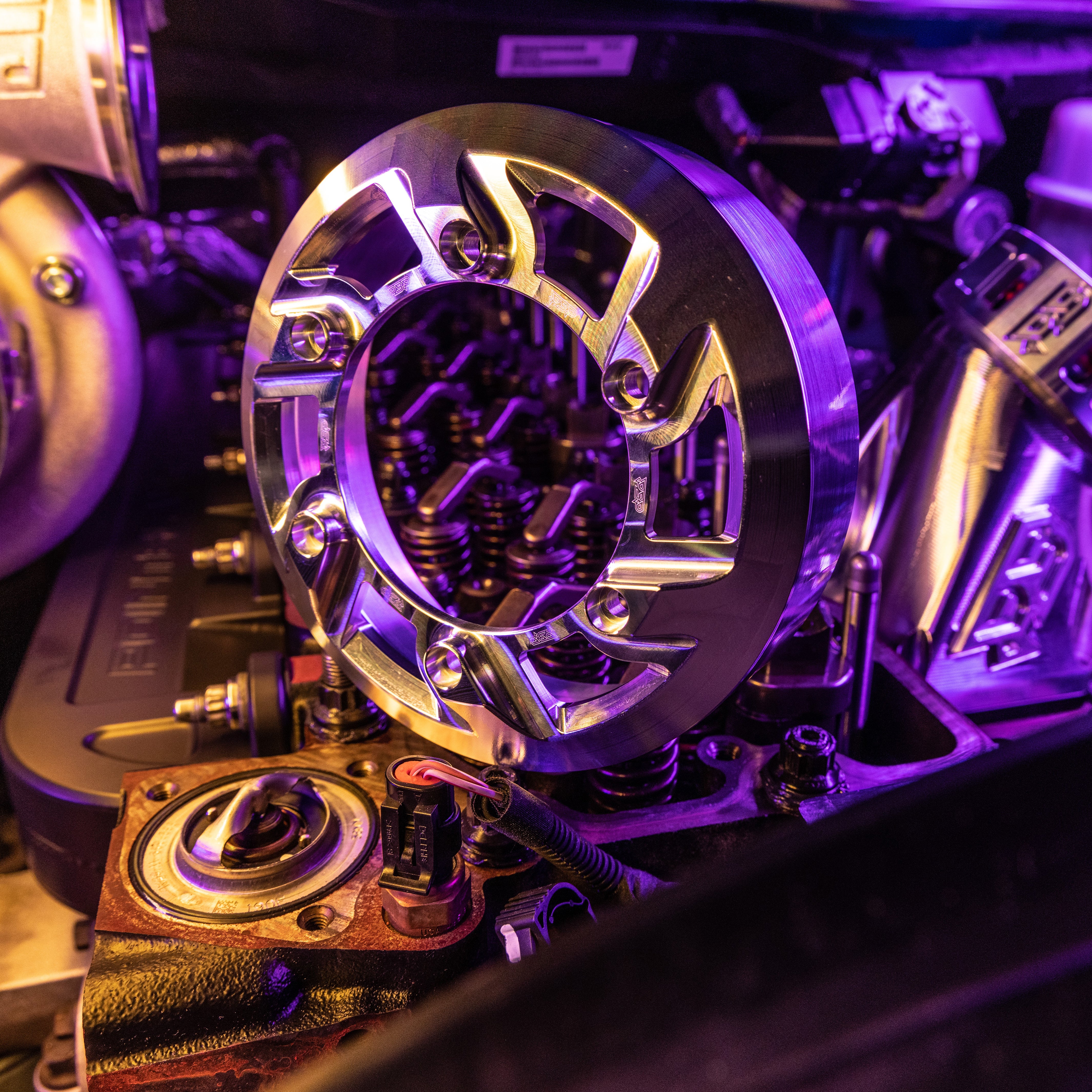 BILLET FAN PULLEY BLADE STYLE RAW