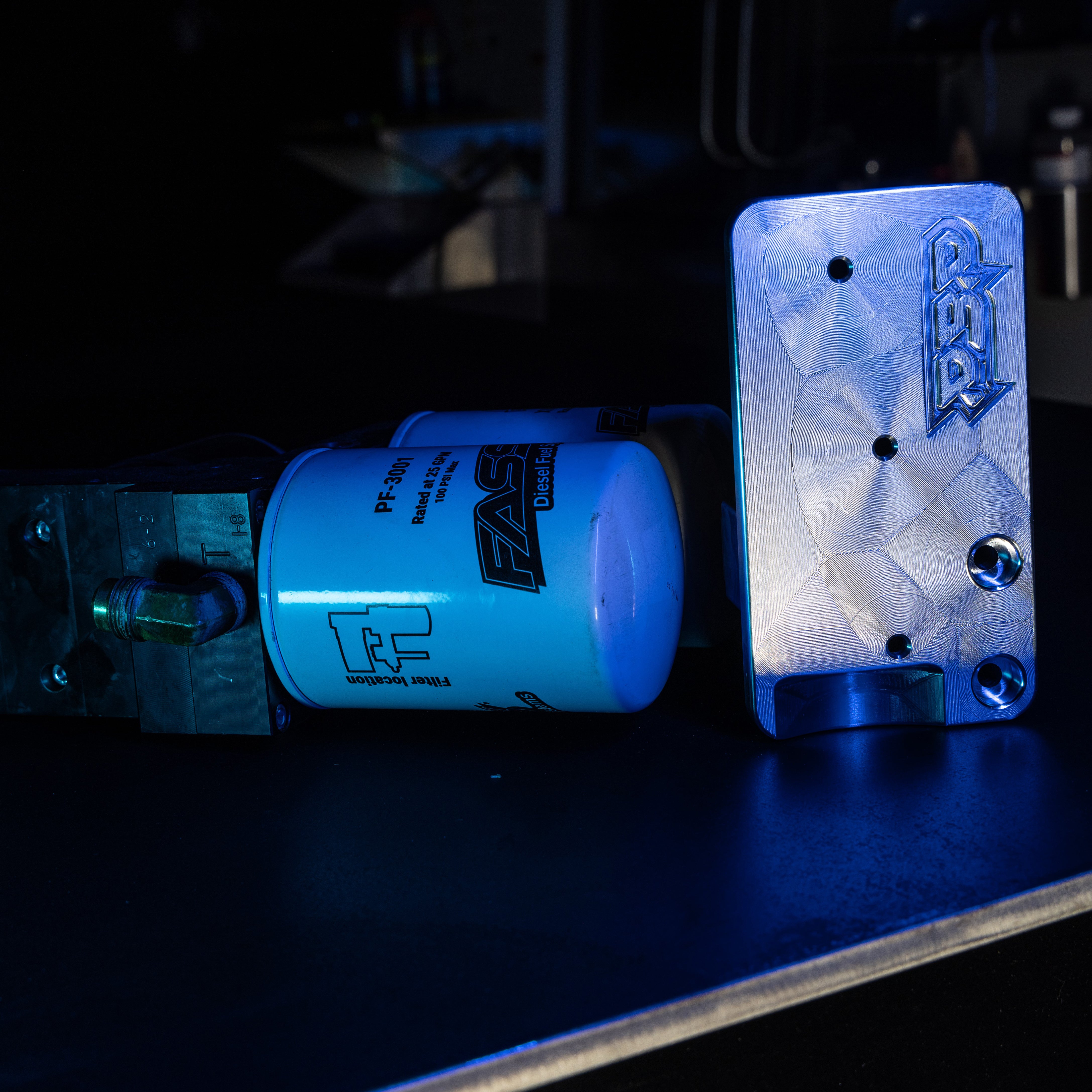 6.7 CUMMINS FASS BRACKET FOR NON CARGO FRAME RAW BILLET