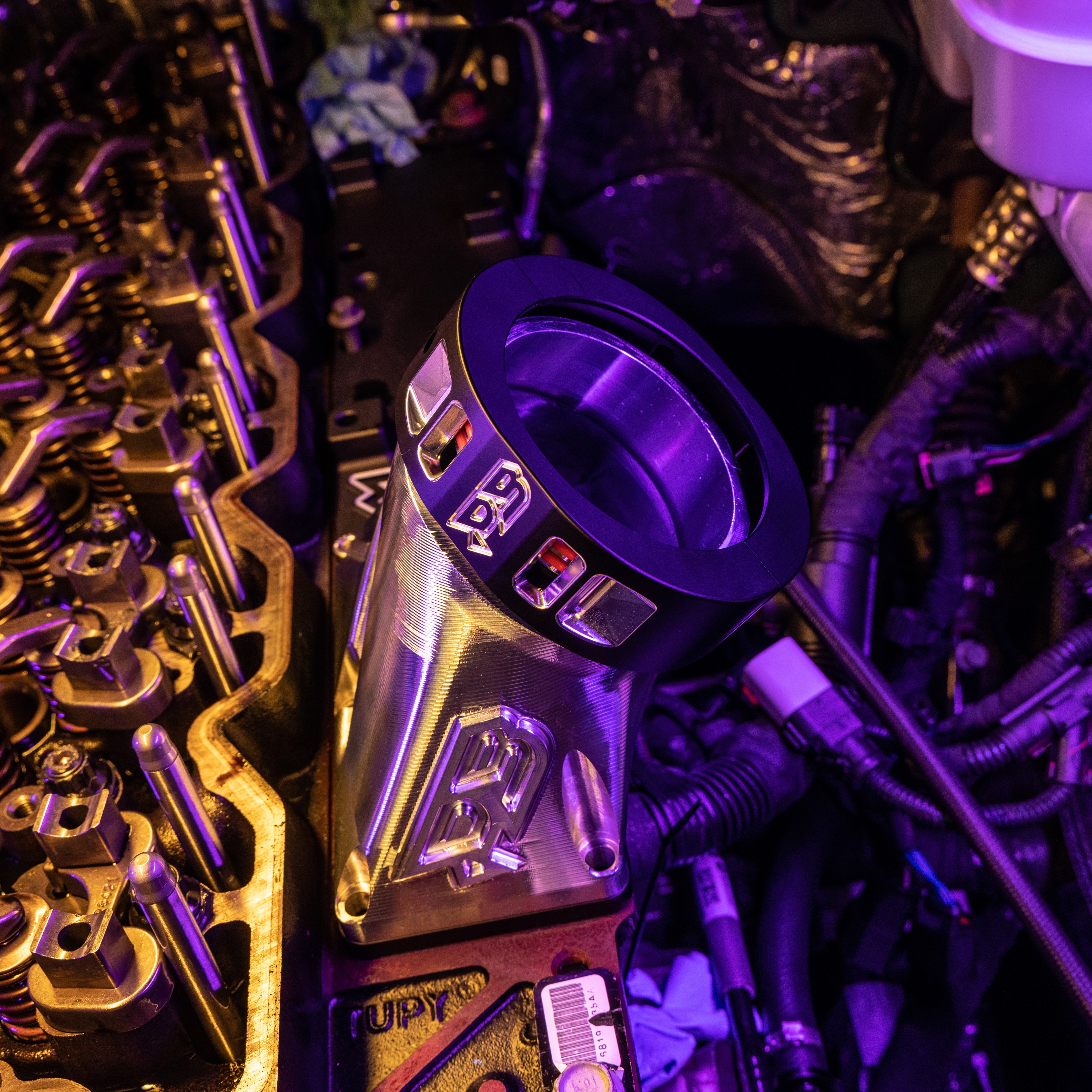 HD BILLET CLAMP SATIN BLACK