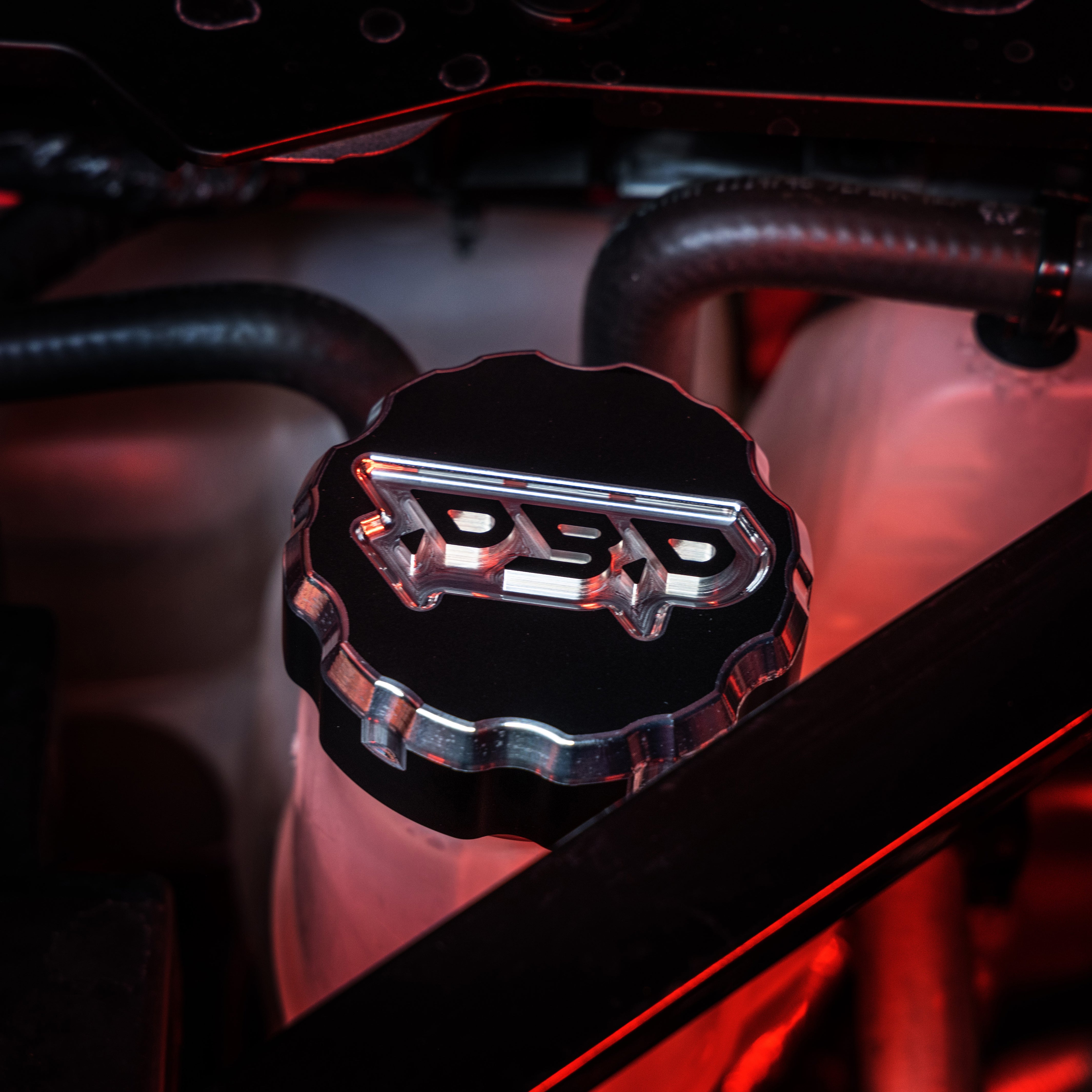 5TH GEN CUMMINS BILLET COOLANT CAP ANODIZED BLACK