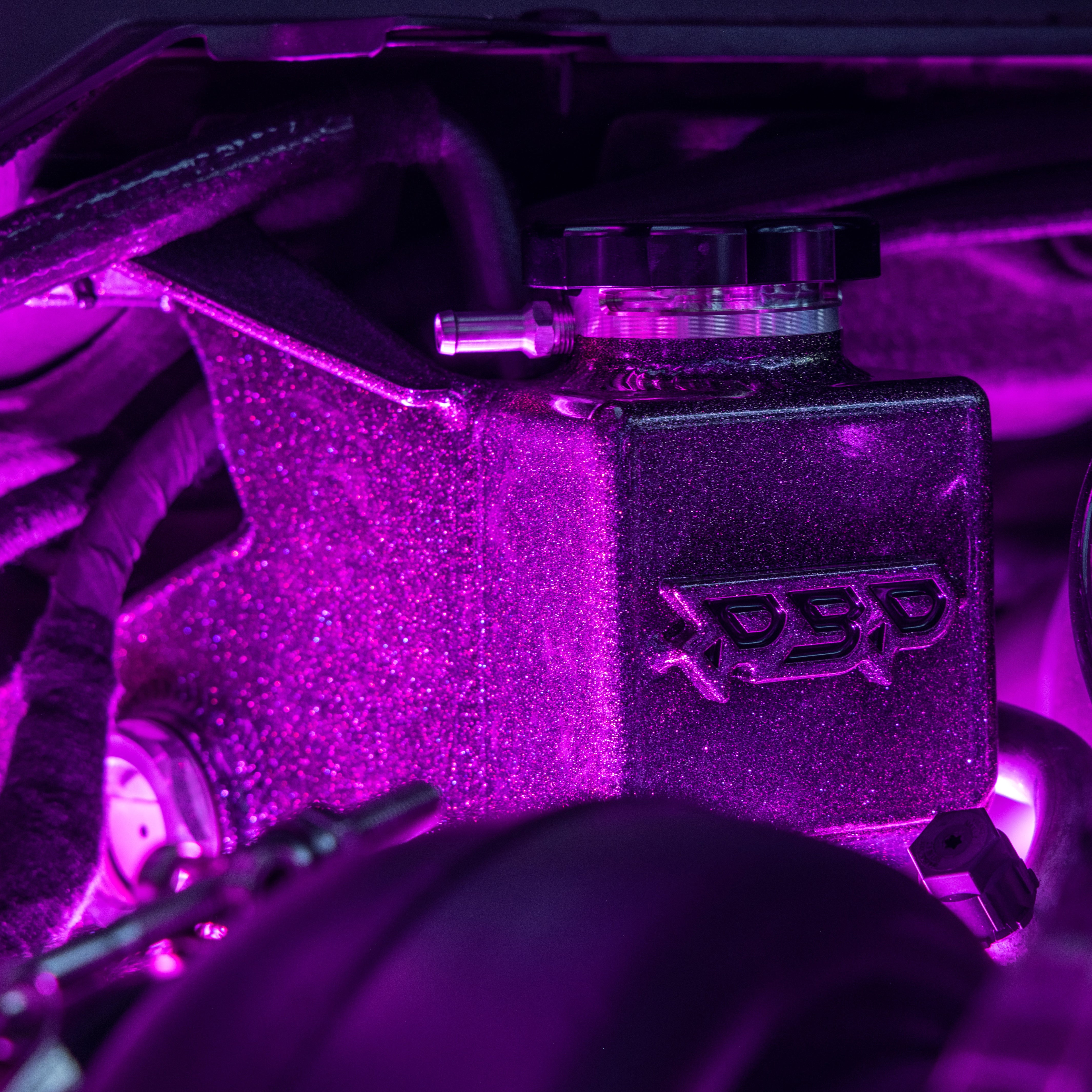 5TH GEN CUMMINS COOLANT TANK PURPLE POWDERCOAT