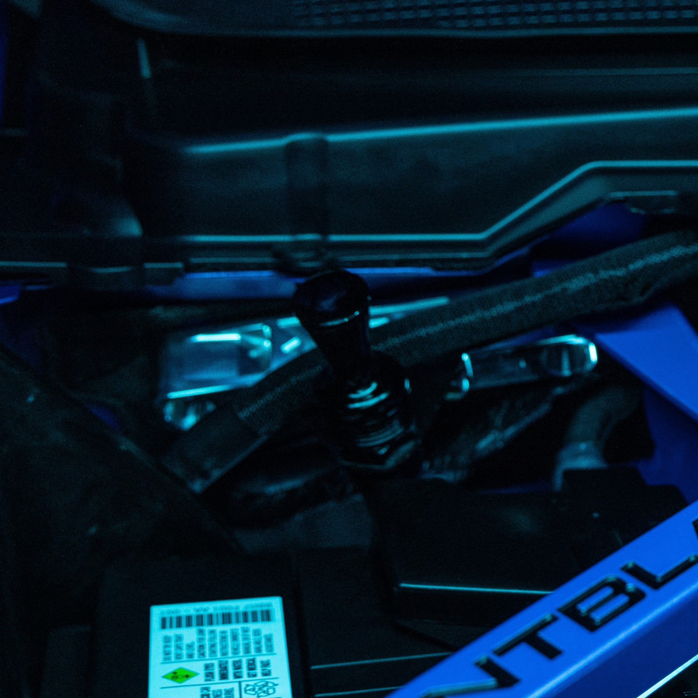 5g cummins remote dipstick bracket installed