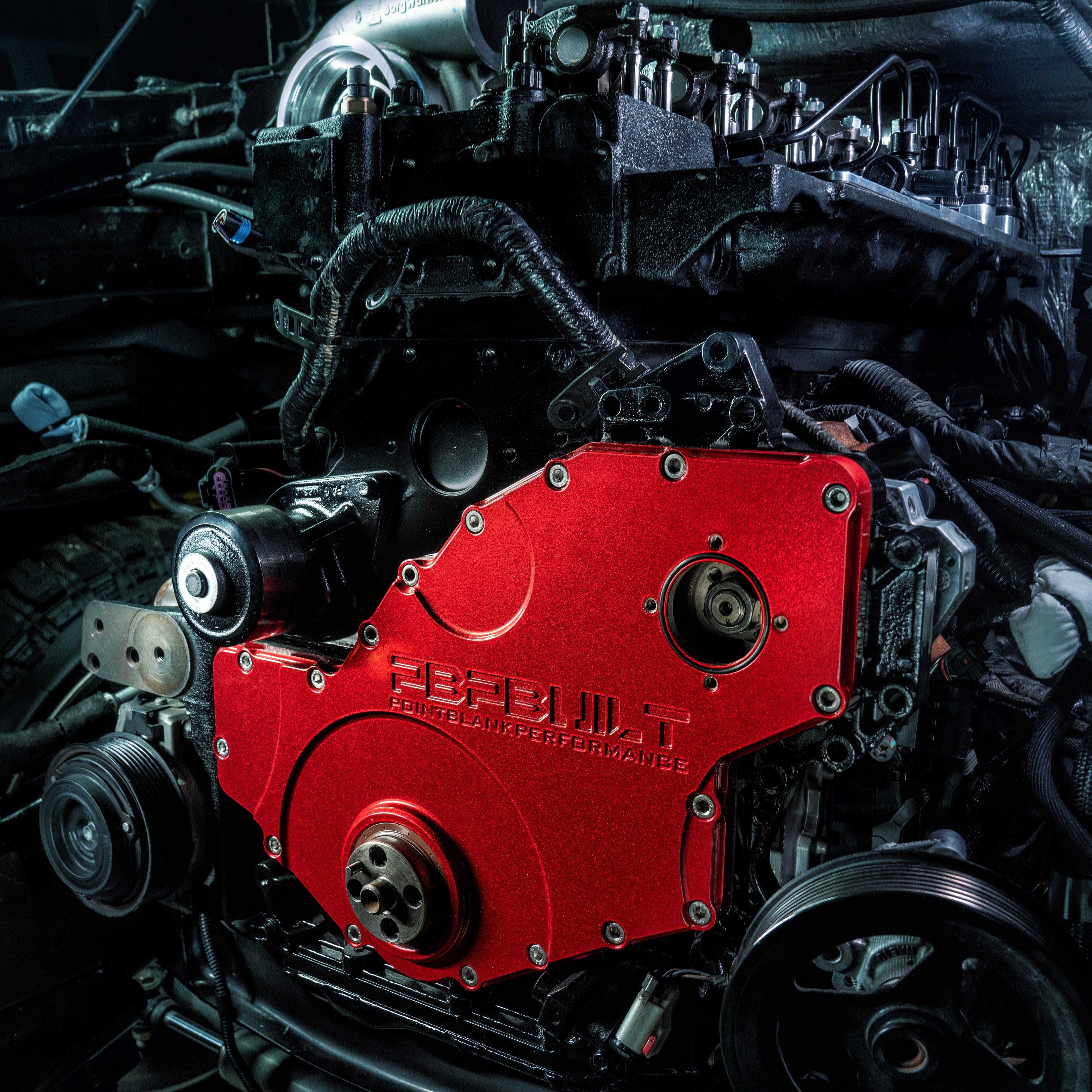 6.7L CUMMINS BILLET FRONT COVER 