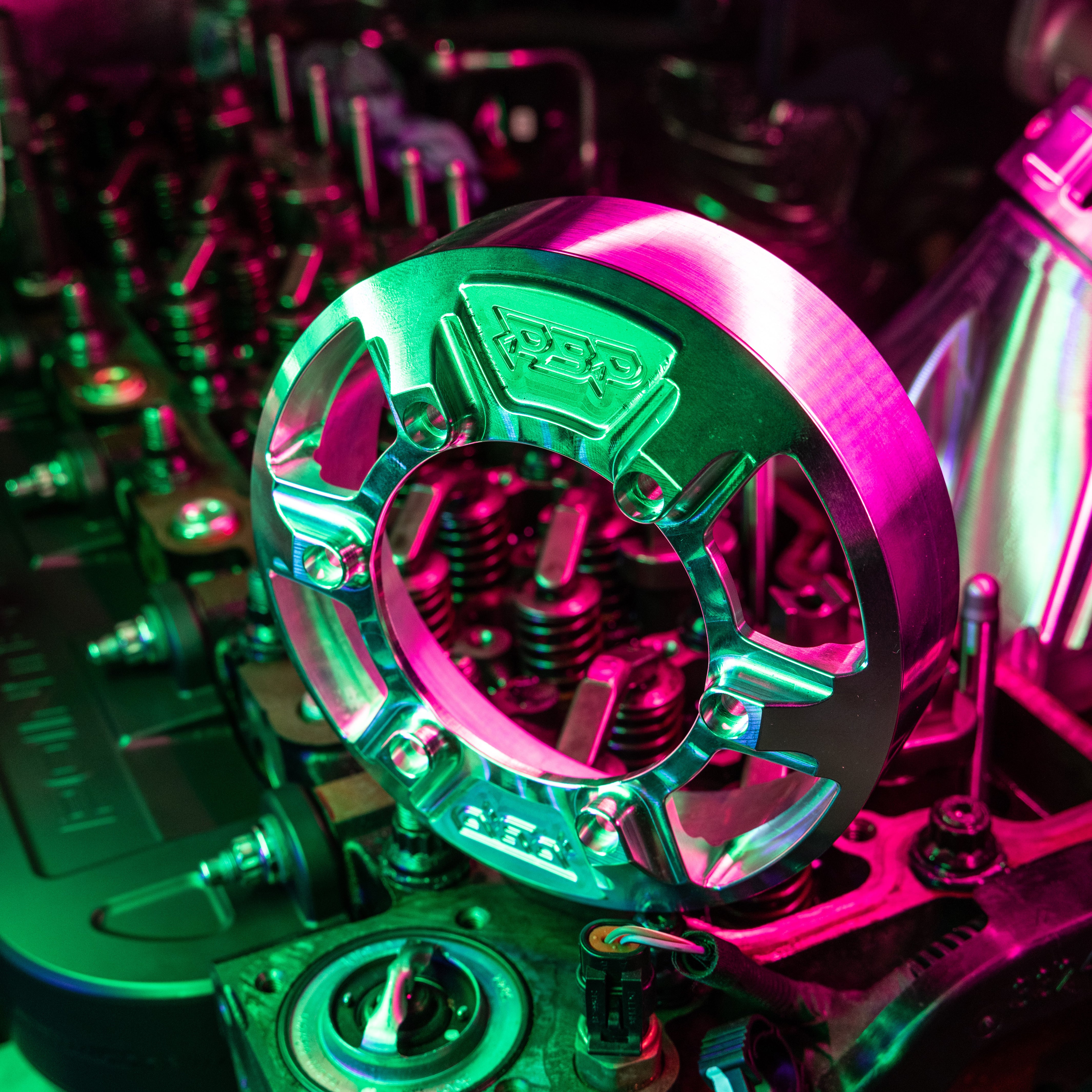 BILLET FAN PULLEY BEADLOCK STYLE RAW BILLET