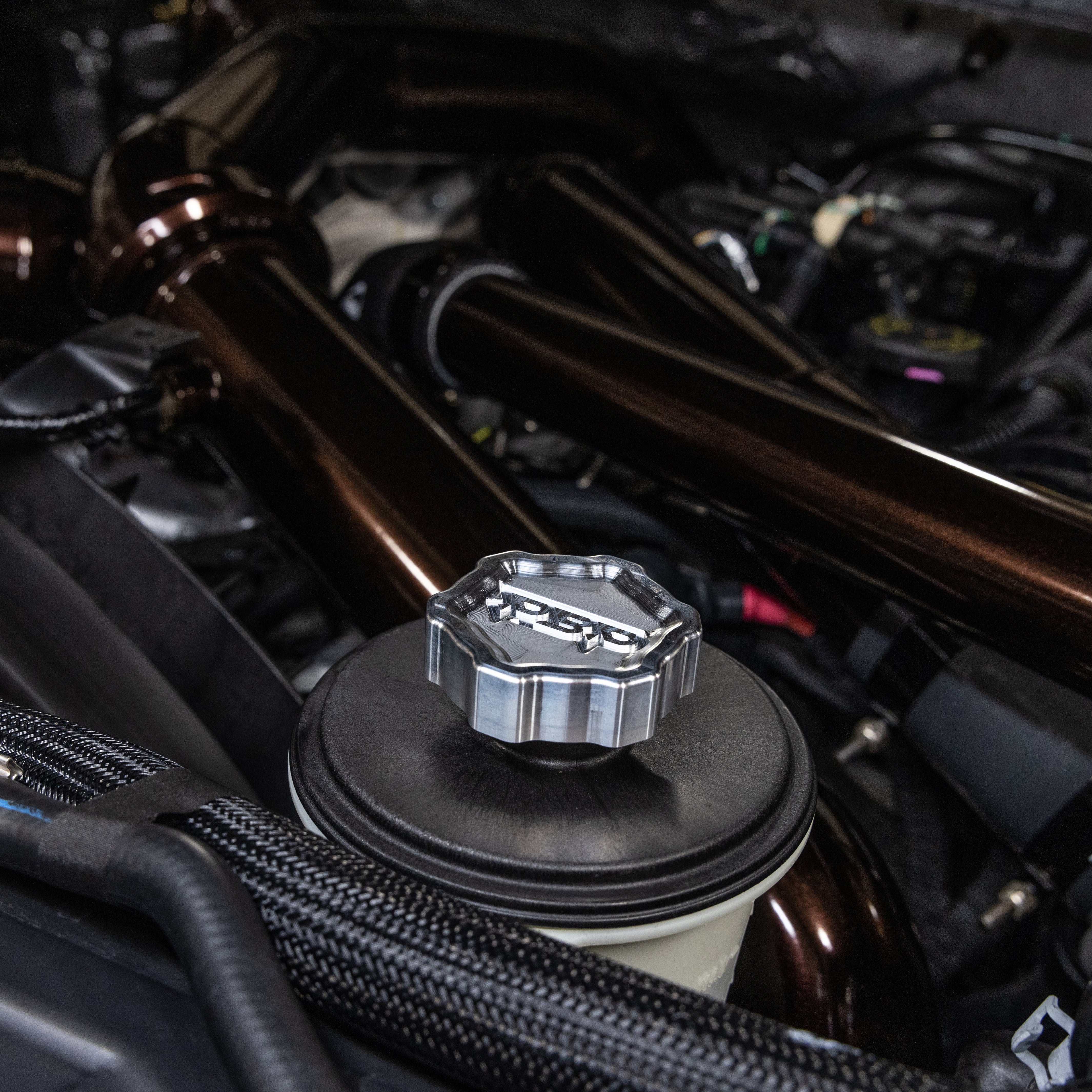 BILLET FORD POWERSTEERING CAP