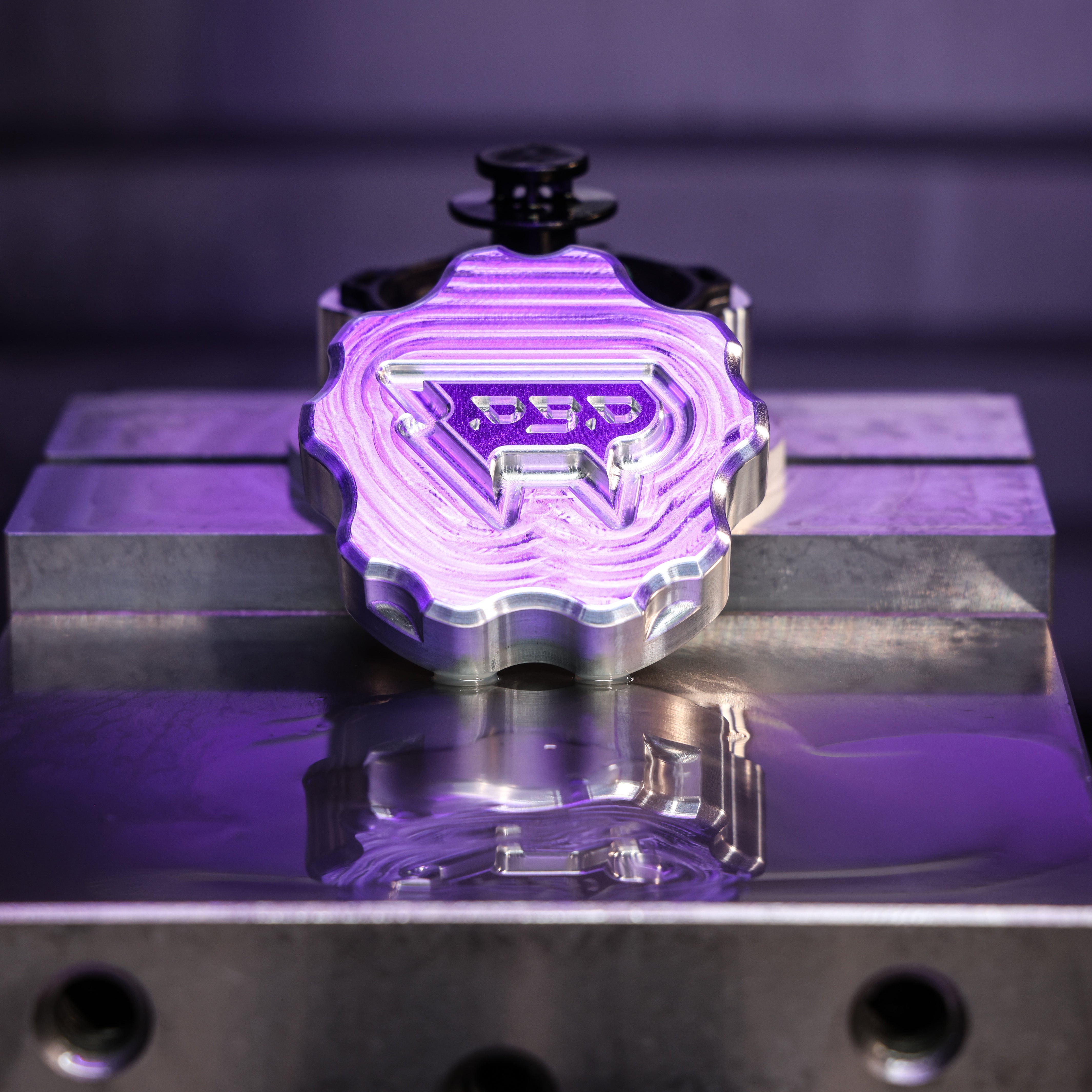 CUMMINS BILLET POWERSTEERING CAP RAW BILLET