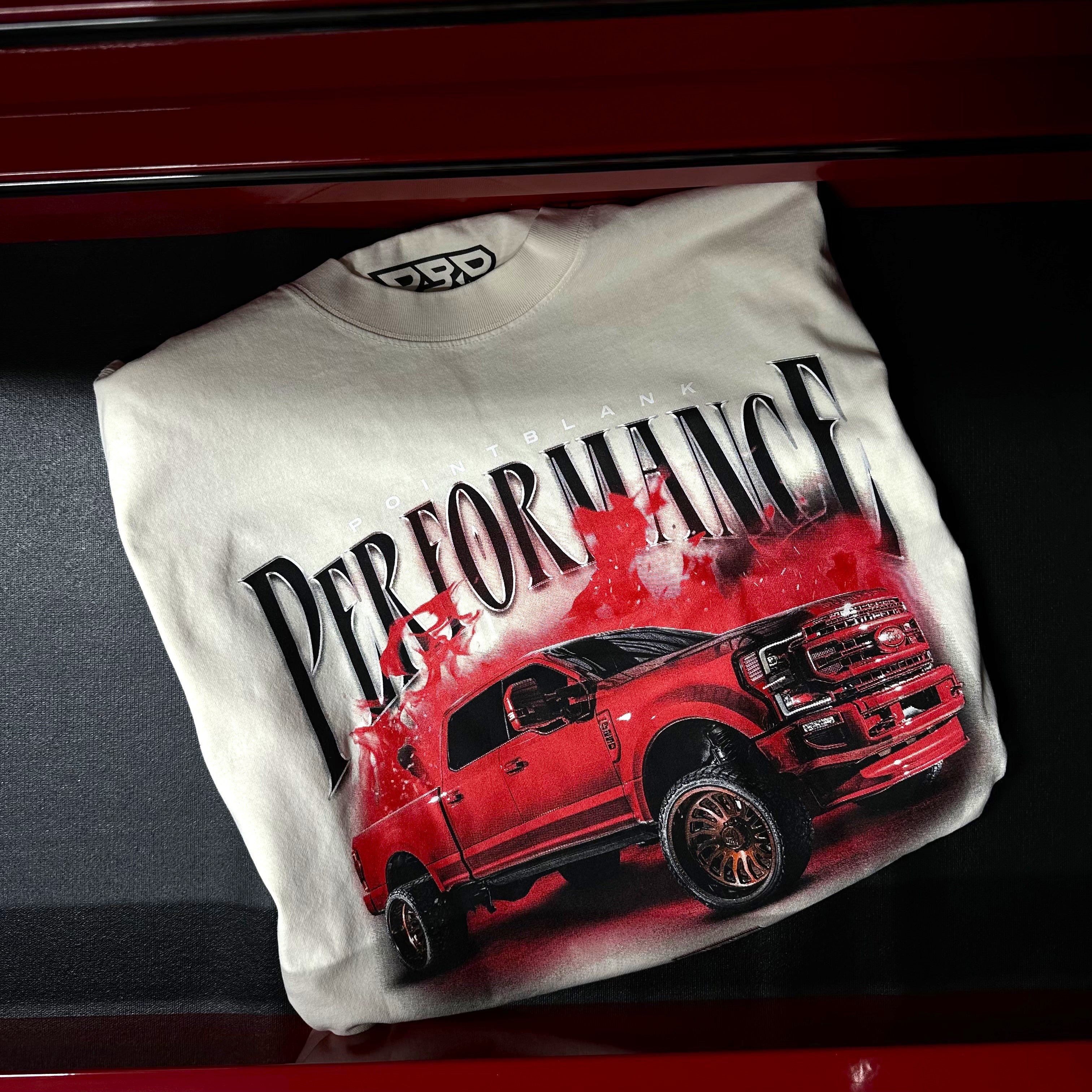 Graphic tee shirt off white front side