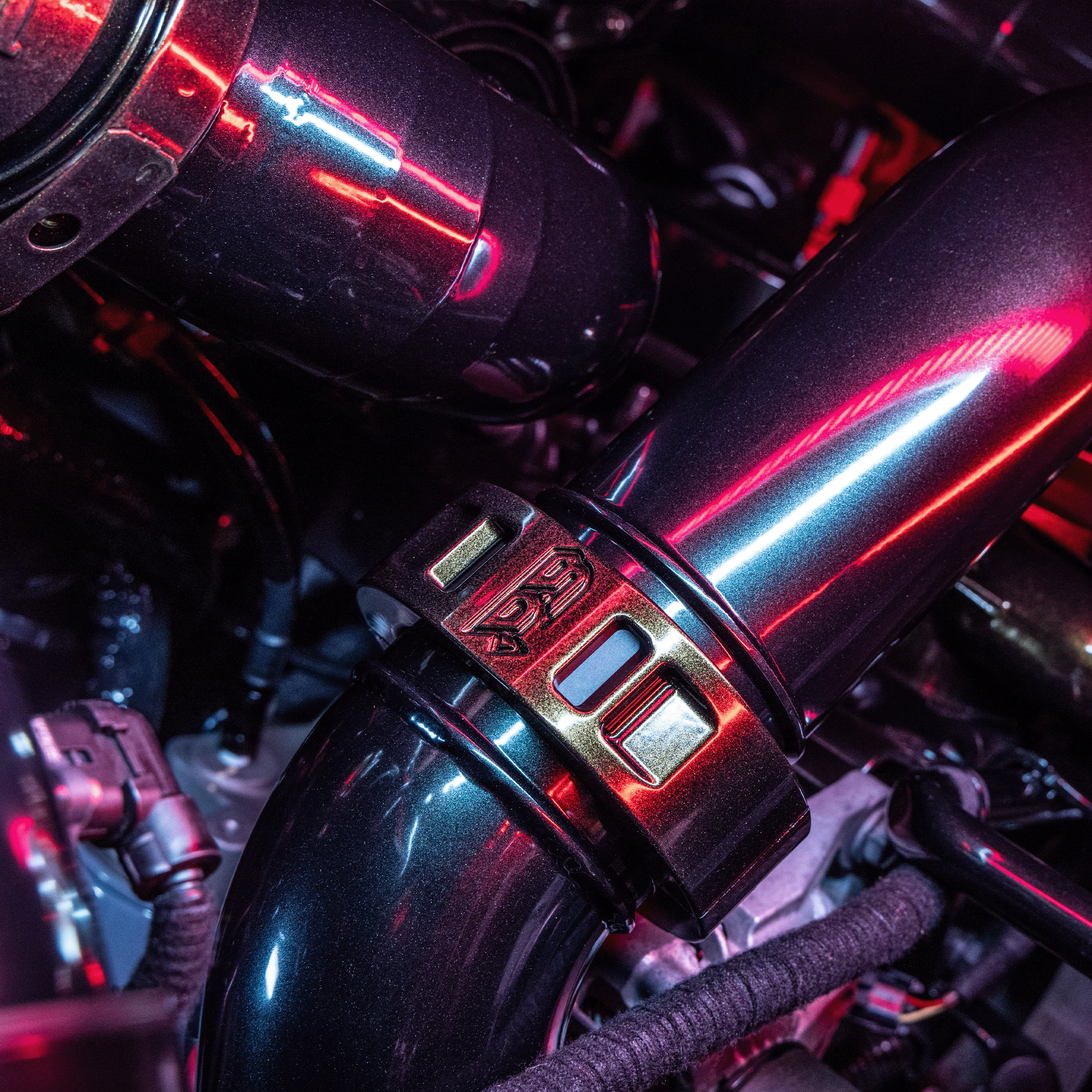 QUAD SEAL BILLET HD CLAMP INSTALLED