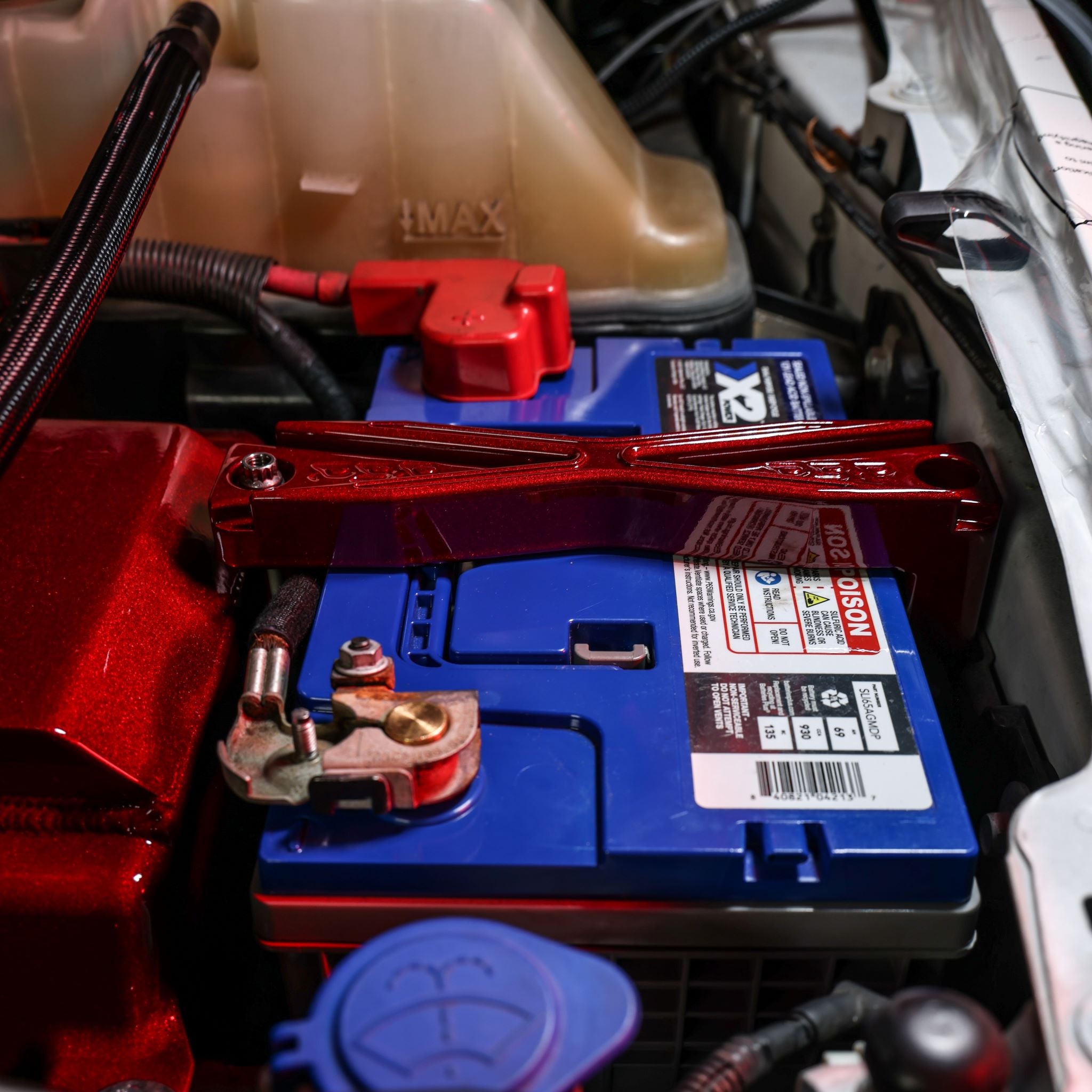 FORD BILLET BATTERY HOLDDOWN BRACKET