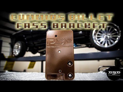 INSTALL VIDEO OF A CUMMINS BILLET FASS BRACKET NON CARGO FRAME